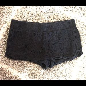 Tinseltown Black lace shorts